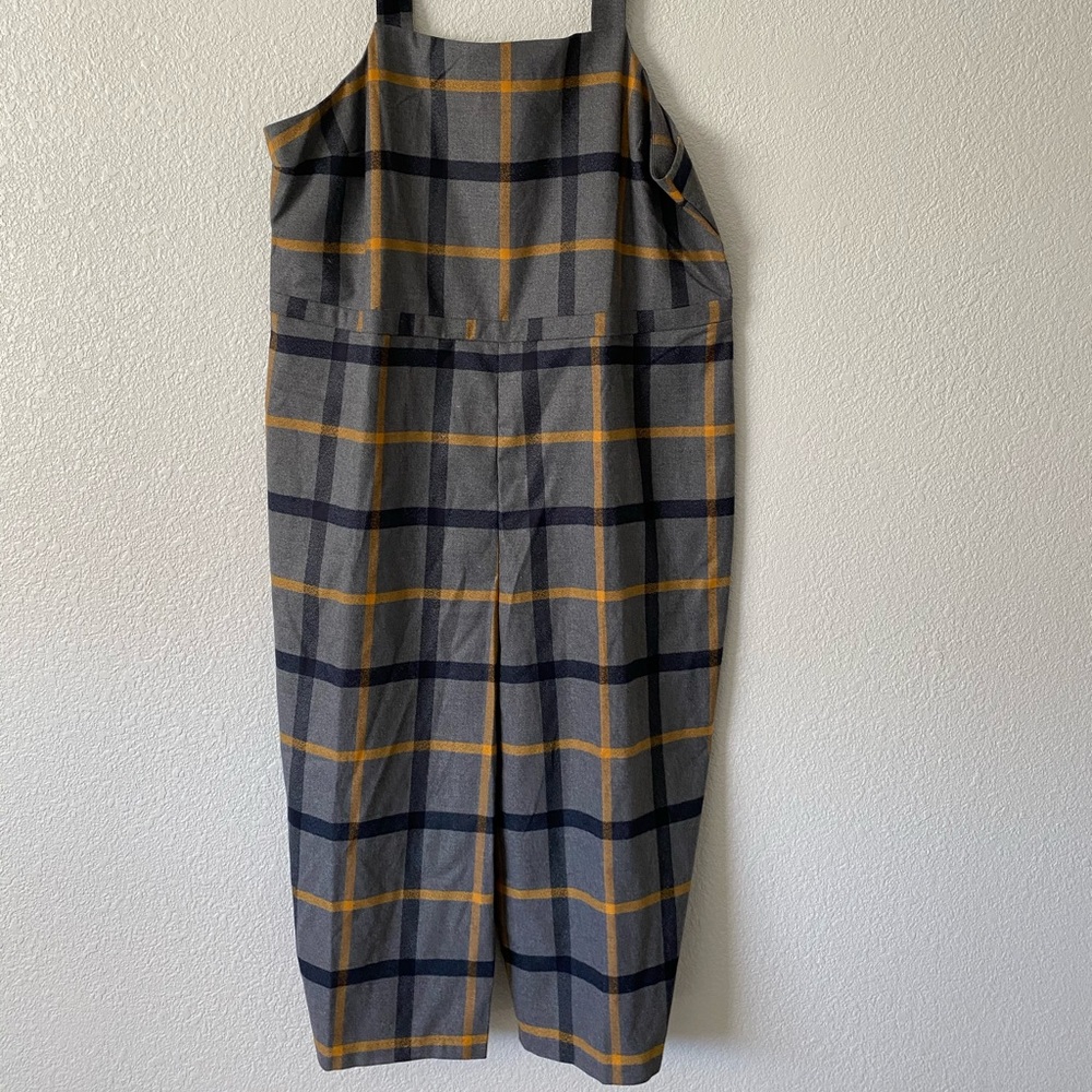 ModCloth plaid jumpsuit